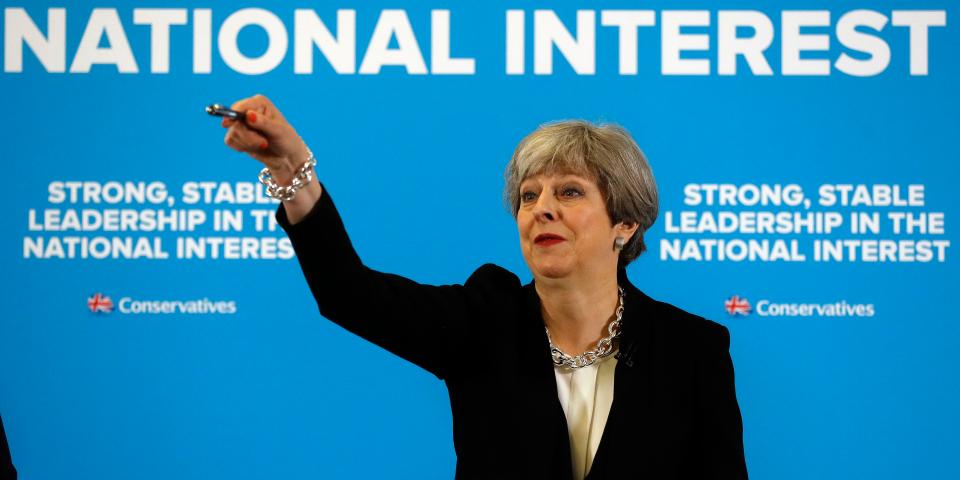  Theresa May's manifesto is called 'Forward Together' and follows her drive to help struggling families