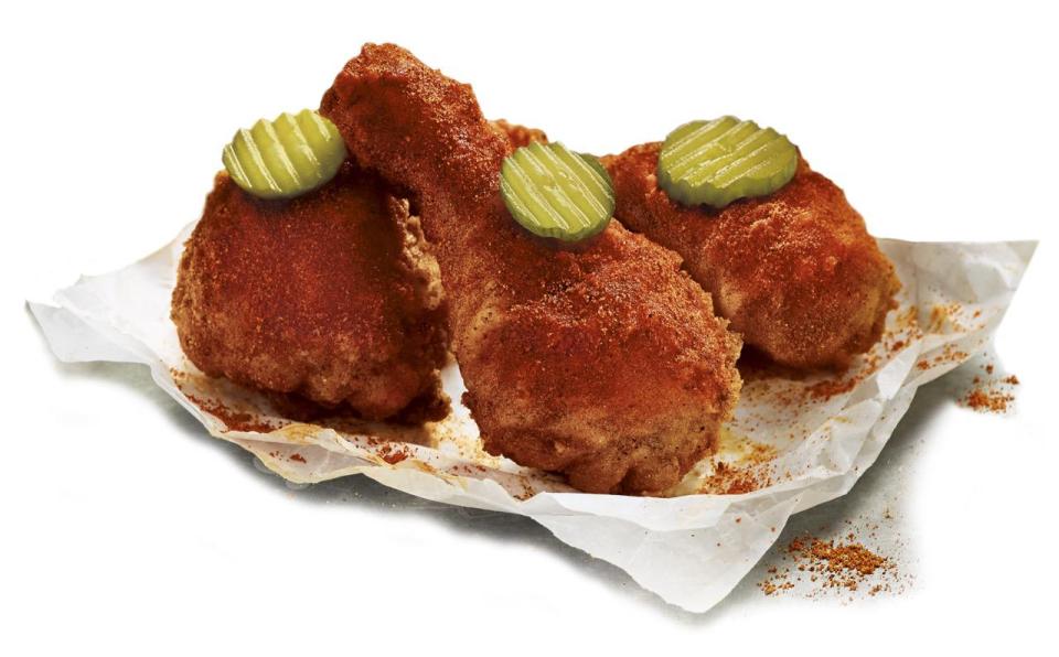  KFC has departed from its Original Recipe chicken on the bone to create a brand new flavour - Nashville Hot chicken