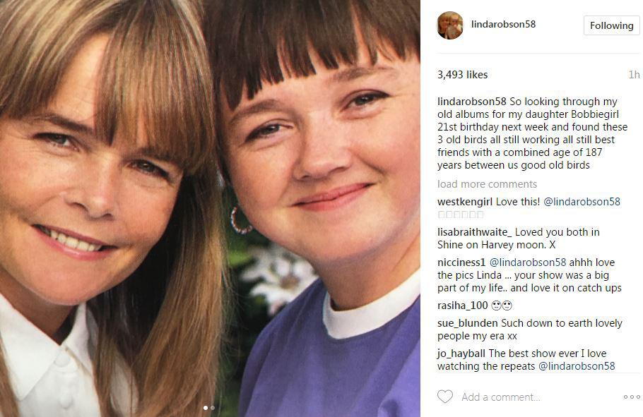  Linda Robson has shared a nostalgic throwback picture with Pauline Quirke