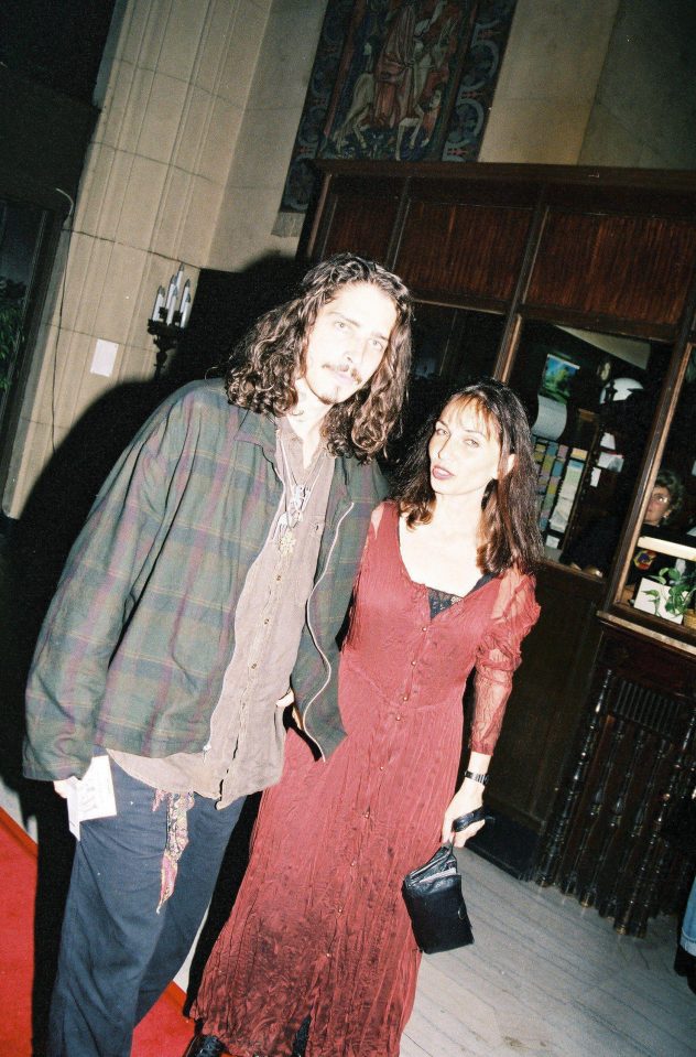  Cornell pictured with his first wife and Soundgarden's manager Susan Silver in 1992