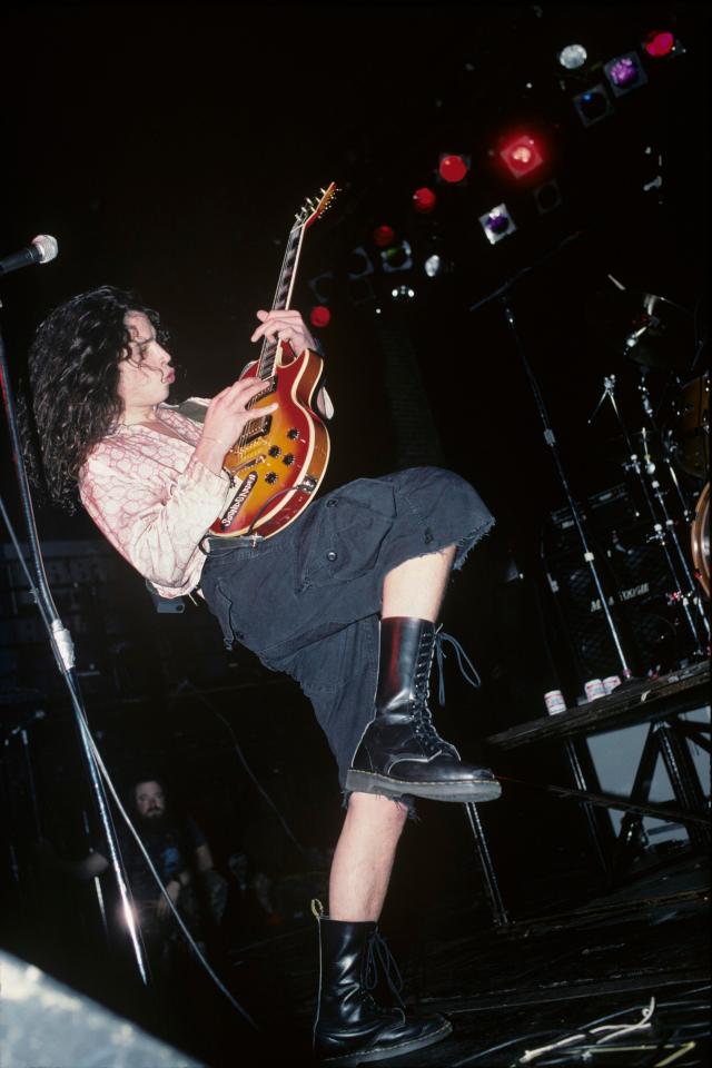  Chris Cornell, aged 26, performs live on stage at the Ritz in New York City on January 19, 1990