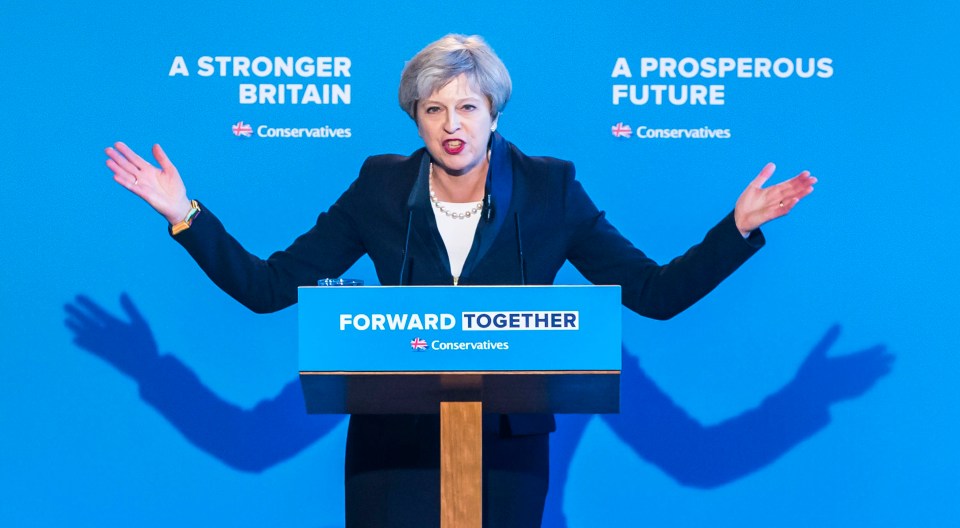 The PM outlined the ‘five great challenges’ that the Conservative manifesto tackles