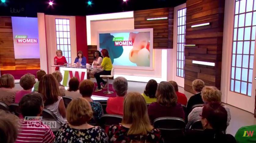  Holly says she likes the format of Loose Women, due to the live studio crowd