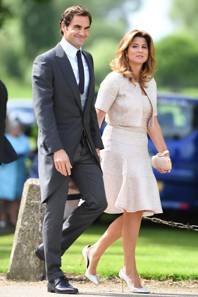  Roger Federer and his wife have travelled to Berkshire to this year's most high-profile wedding