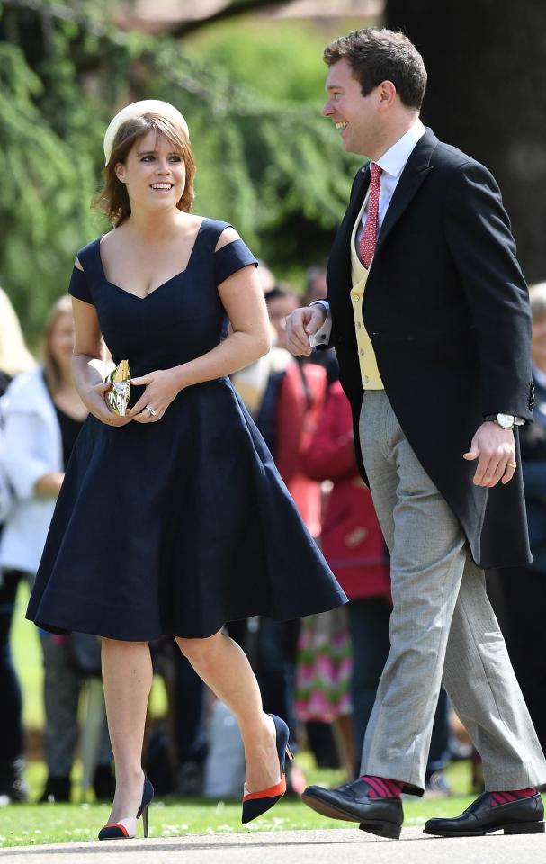  The first of the royal guests to arrive is Princess Eugenie