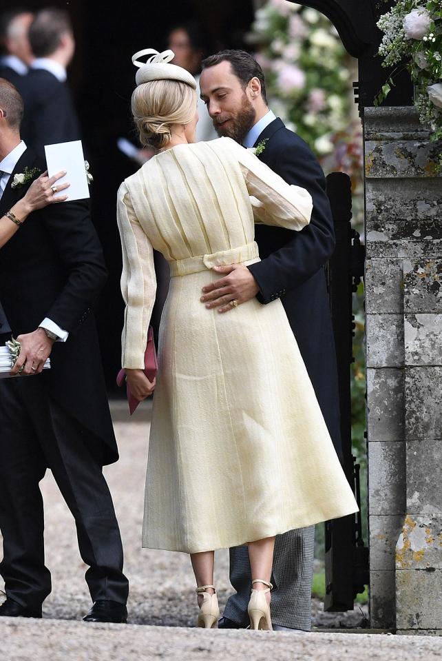  Donna and James Middleton shared a sweet embrace