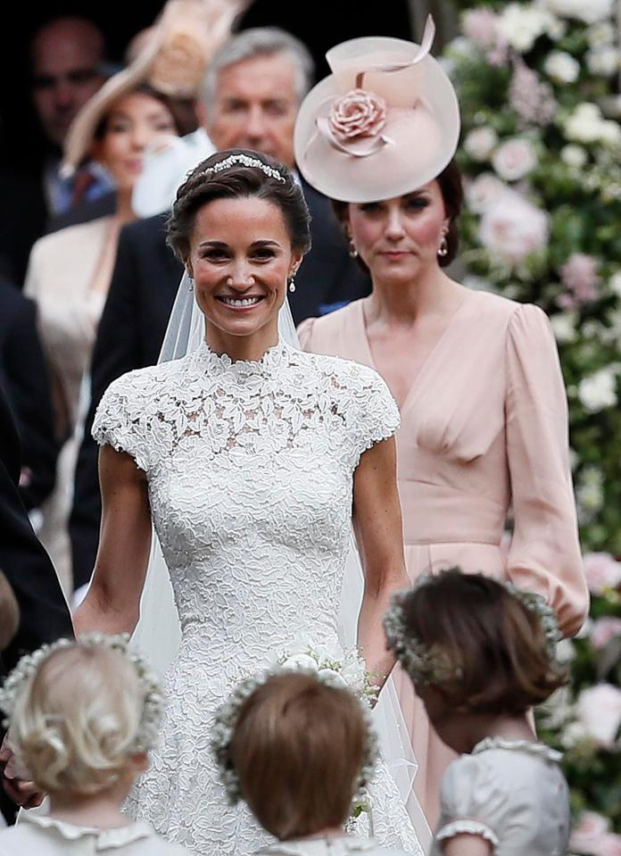  Kate Middleton read out a prayer at little sister, Pippa's wedding