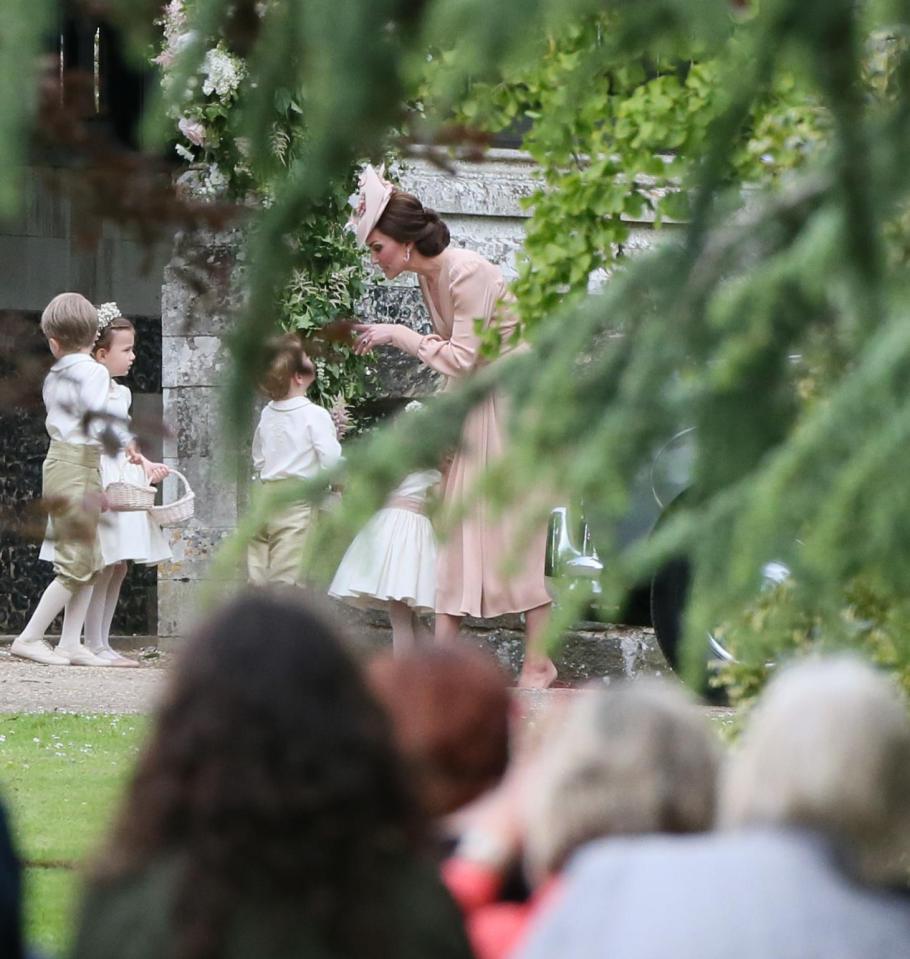  Kate was seen later giving her own son little George a telling off for misbehaving