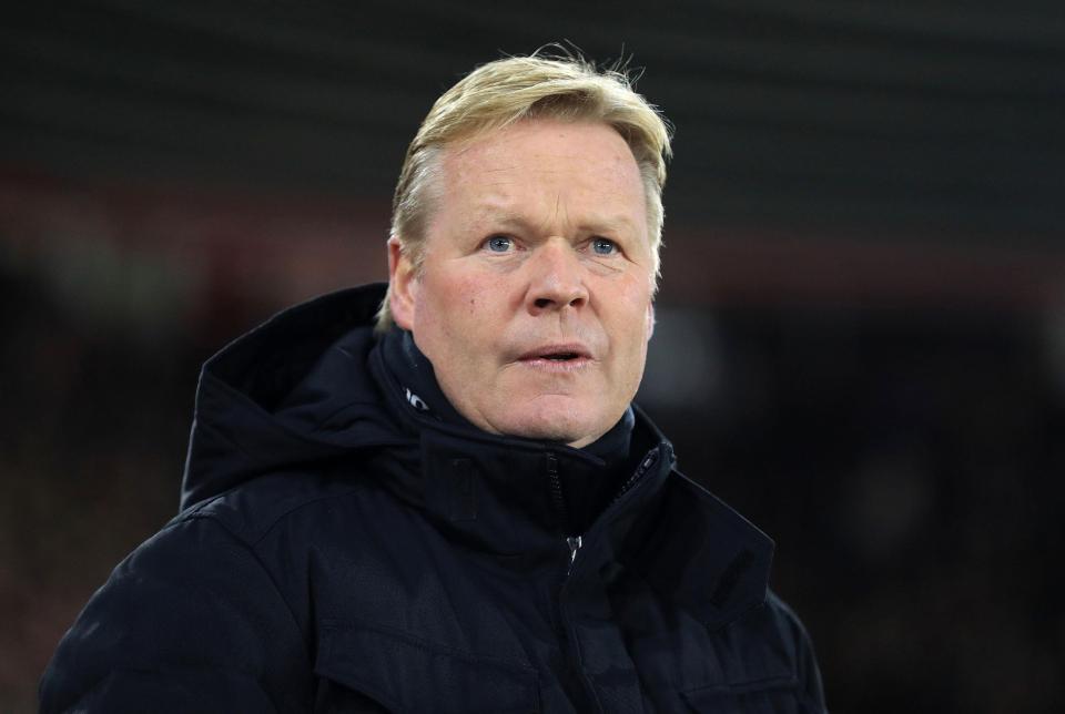 Ronald Koeman is looking for some right-back cover for injured Seamus Coleman