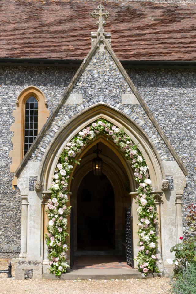  Pippa and James tied the knot as St Mark's Church in Englefield, Berkshire