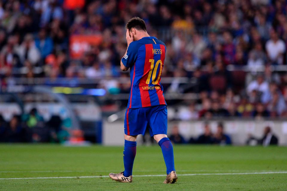 Lionel Messi couldn't help Barcelona win La Liga despite scoring against Eibar