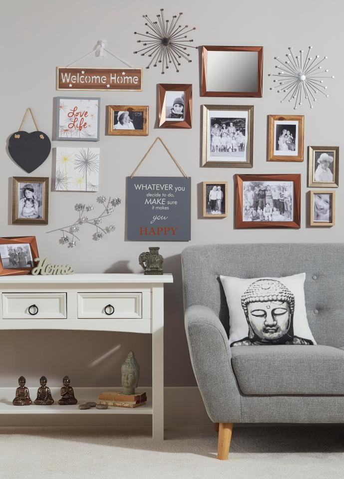  A series of frames, chalkboards and cushions are among the bargain products