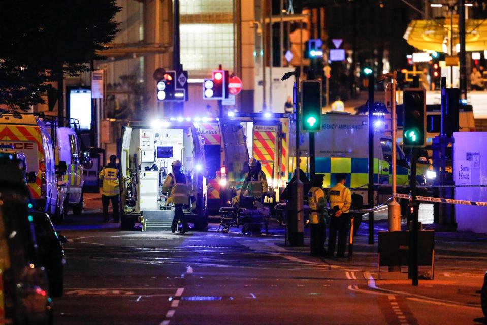  Witnesses reported hearing a 'massive bang' before people fled the scene screaming