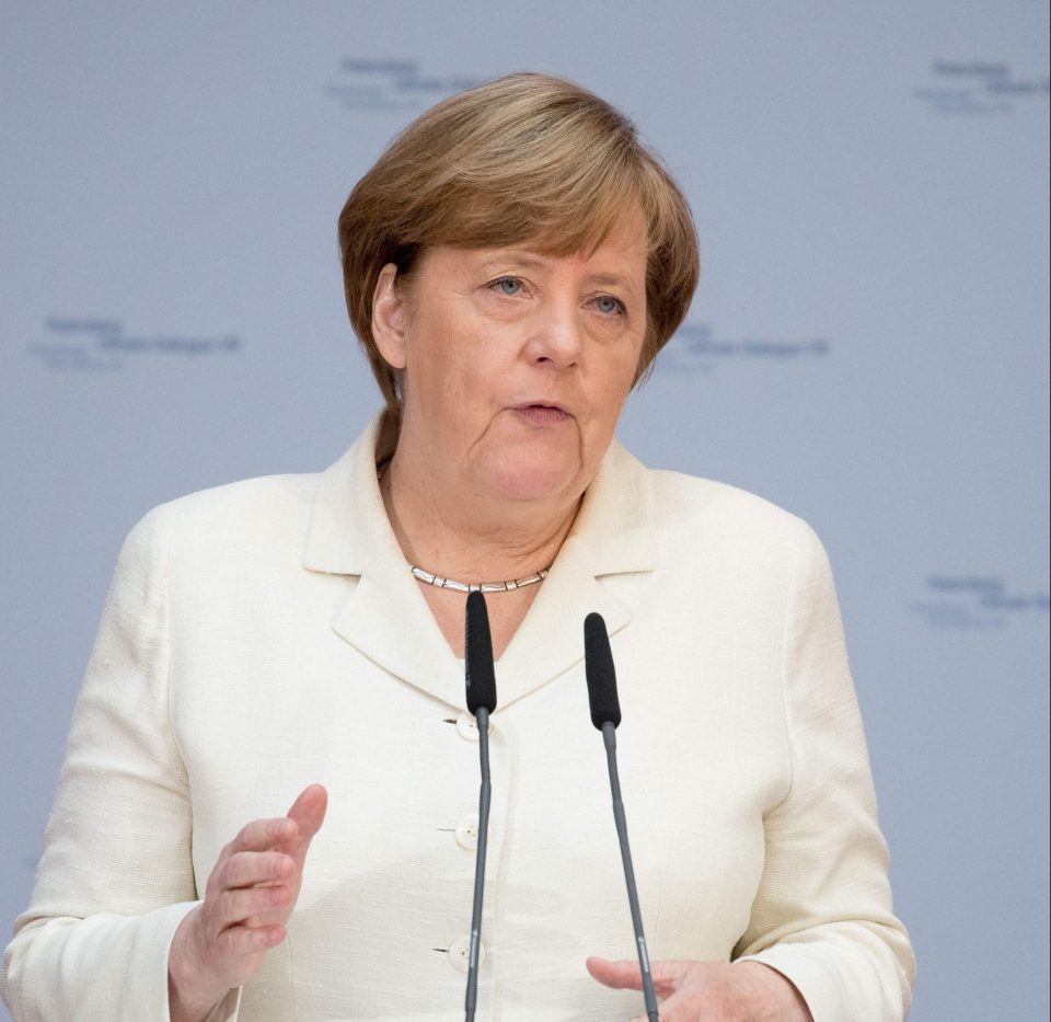  German leader Merkel has declared that Germany stands with the UK