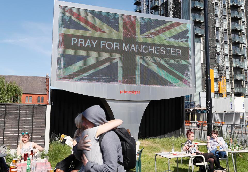  Tributes across the city took place after the terror attack