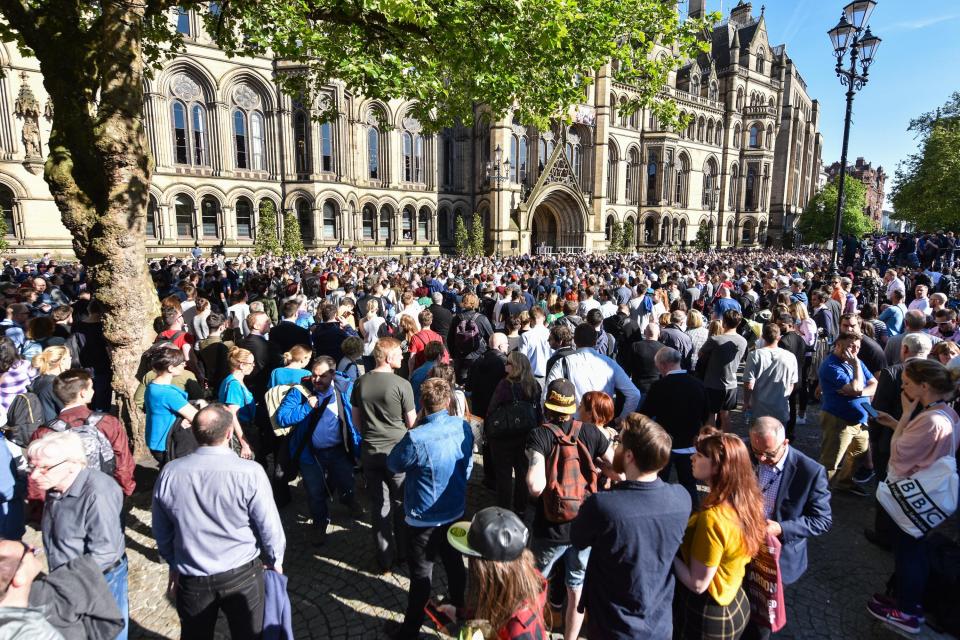  Hundreds turned out to remember and reflect this evening