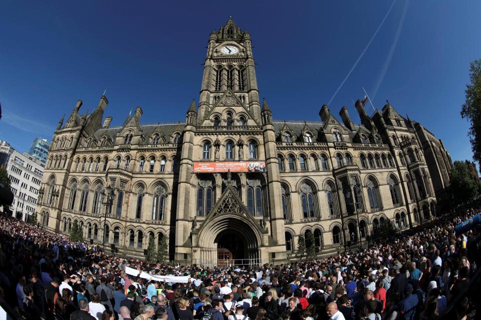  Hundreds turned out a vigil this evening in the centre of the city - including Jeremy Corbyn, Amber Rudd, Tim Farron and Speaker John Bercow