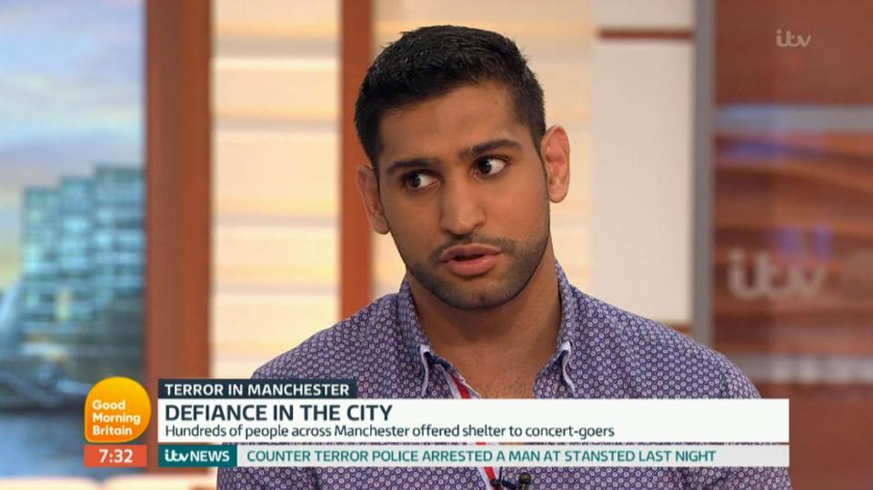  The sports champ said the horror Manchester attacks were against the Islam religion