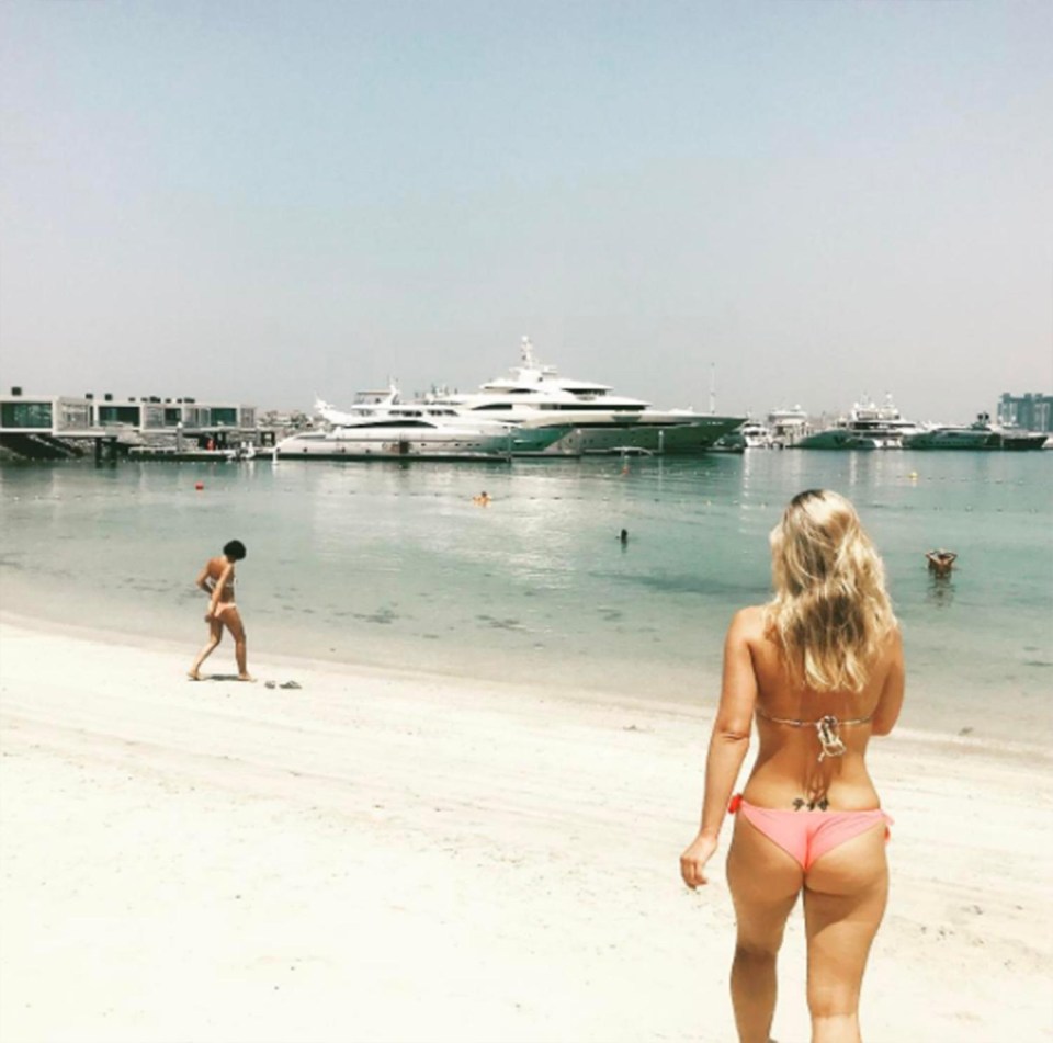 First Dates star Cici Coleman showed off her sensational figure while on holiday in Dubai