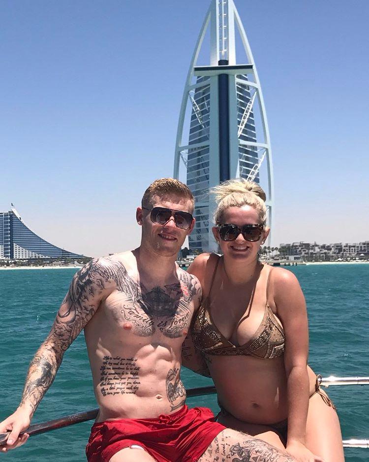 James McClean may bump into Jamie Vardy as he holidays with his partner in Dubai