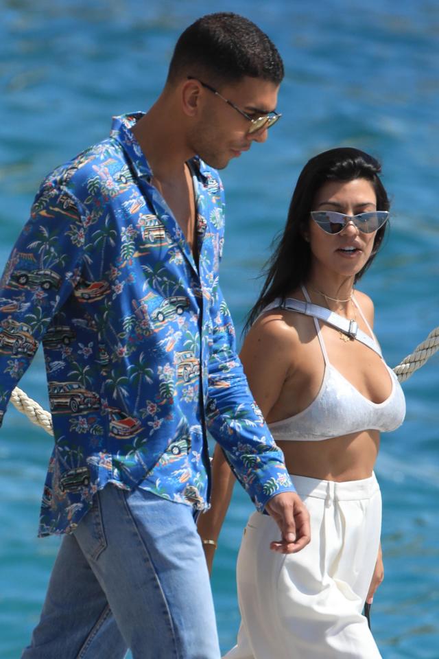  Kourtney has been spending time with her neW beau Younes