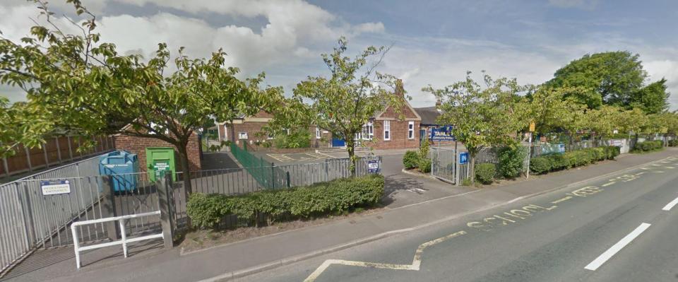  Tarleton Community Primary School, where Saffie Roussos attended. Pupils sang Don't Stop Believin' in her memory today