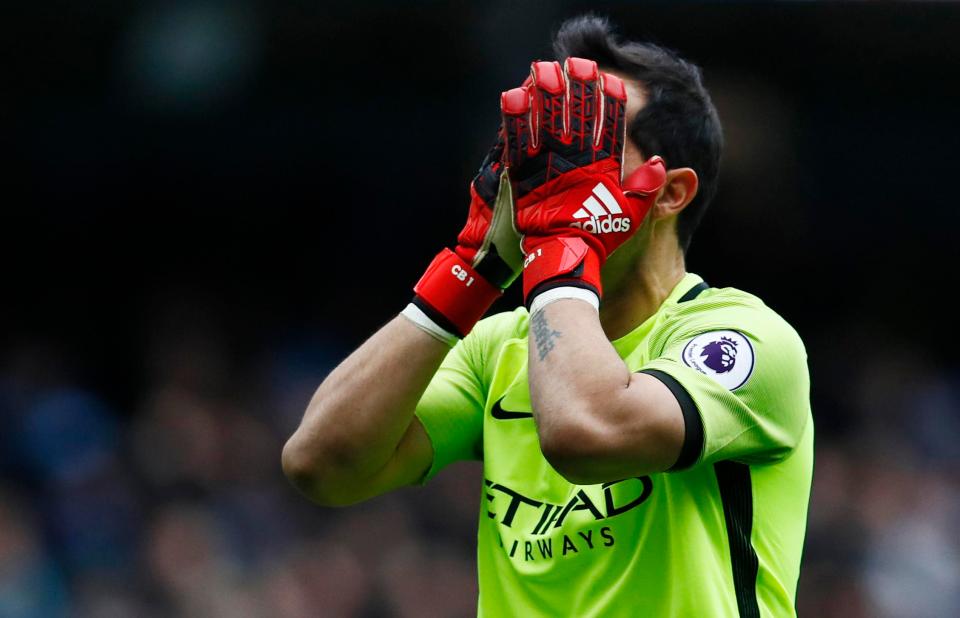  Claudio Bravo looks set to leave the Etihad