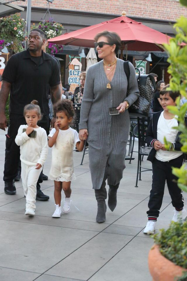  North and Penelope wore matching white