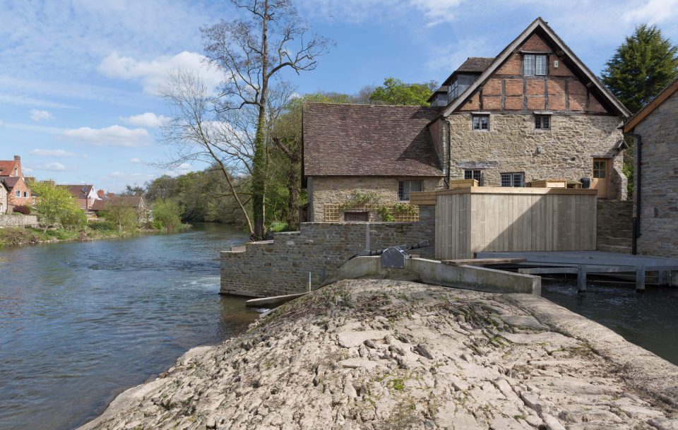 Ludford Mill also comes with fishing rights to the river as well as its own green energy generator