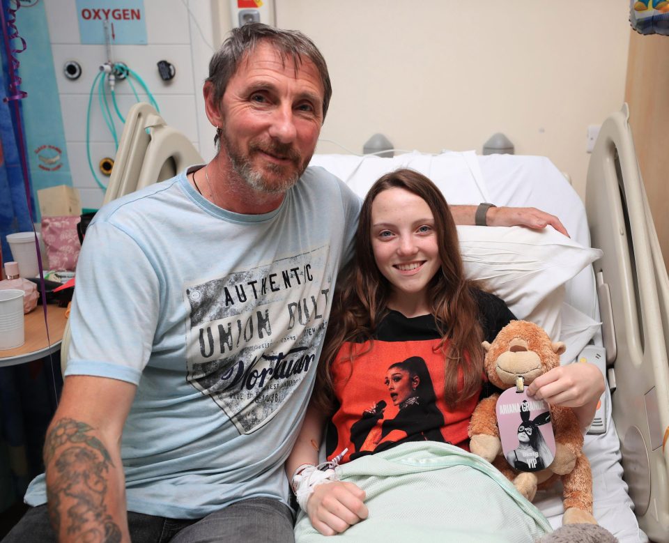  Millie, 15, and her dad David told of the harrowing scenes they survived following concert blast on Monday