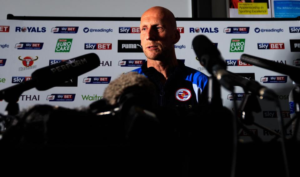  Jaap Stam has had a huge impact since arriving at the Madejski Stadium