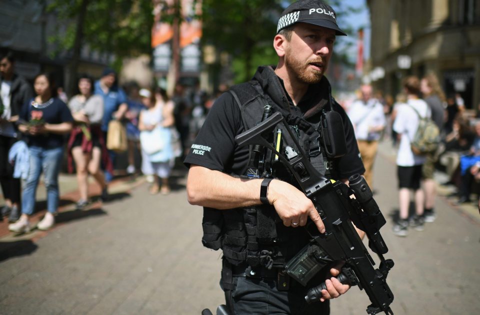  The Government has upped police presence on the streets of Britain following the Manchester terror attack earlier in the week