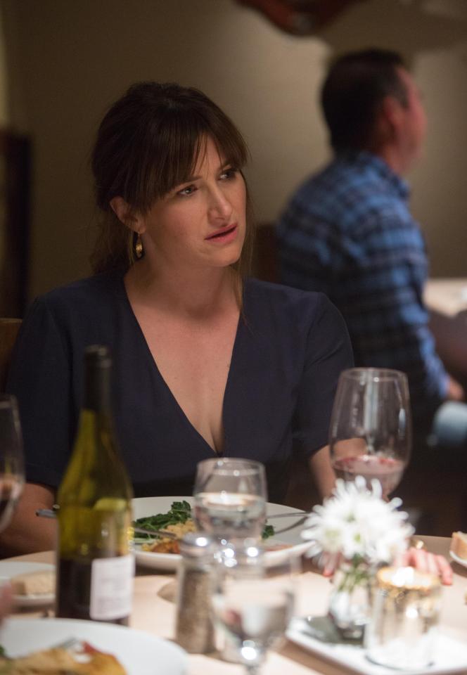  Chris played by Kathryn Hahn falls in lust with Dick over dinner