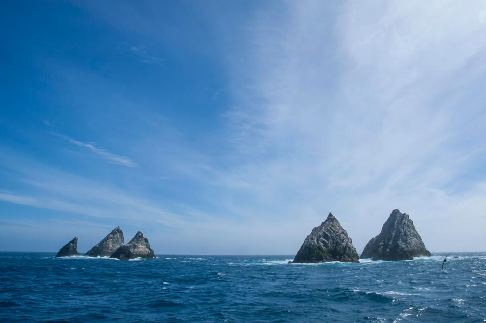  Shag Rocks in the South Atlantic Ocean