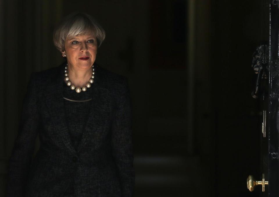  Theresa May will today represent Britain for the first time at the annual G7 summit