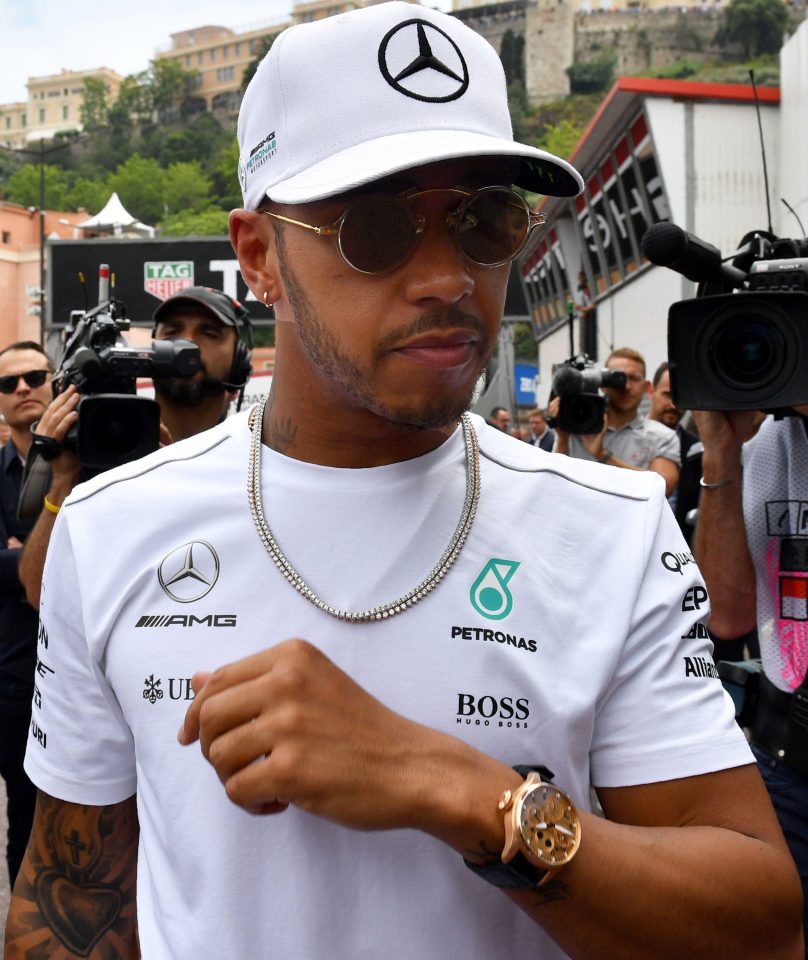  Lewis Hamilton...'not quite sure why they've made it bigger'