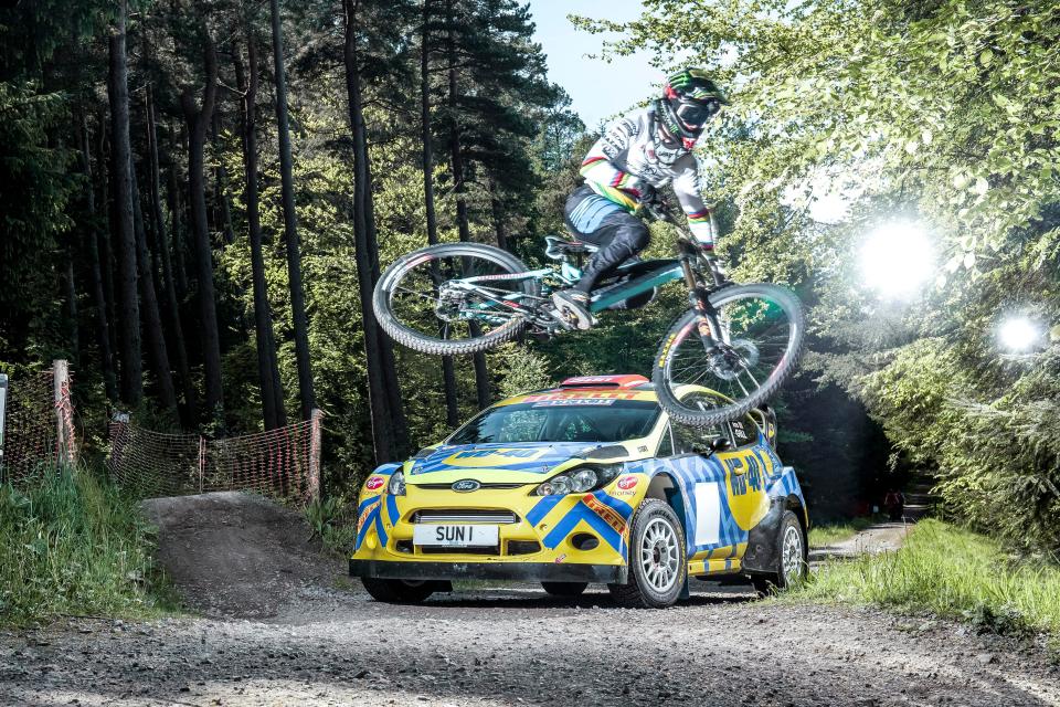  Danny Hart says a bike is the quickest way to get down a hill