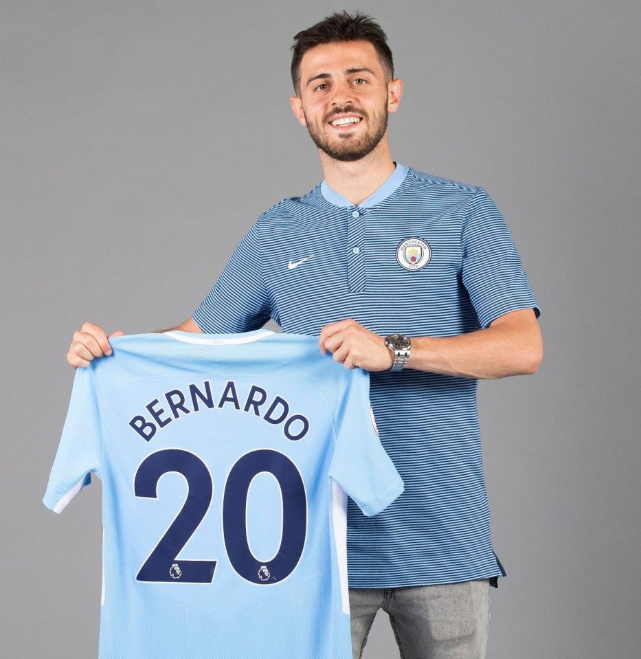  Manchester City have completed the £43million signing of Bernardo Silva from Monaco