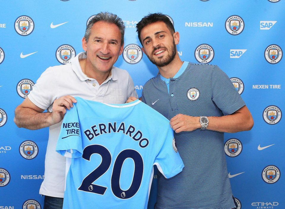  The Portuguese said he is delighted to be working with Pep Guardiola