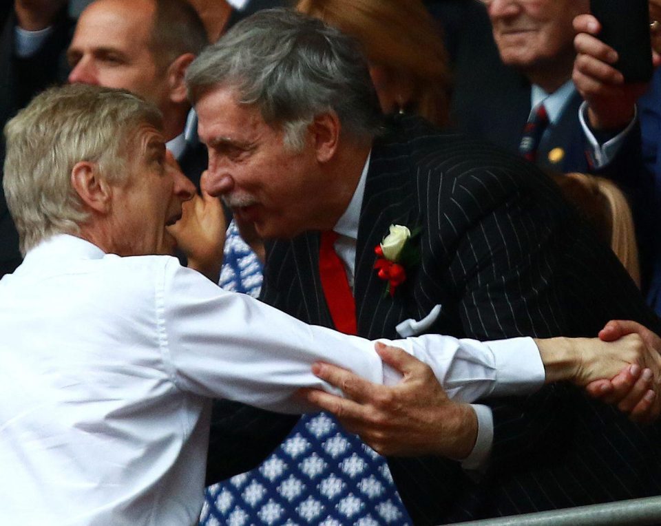 Stan Kroenke remains a Wenger fan and believes that change does not always work out