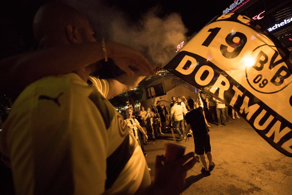 Borussia Dortmund fans celebrate cup success on back of three final losses