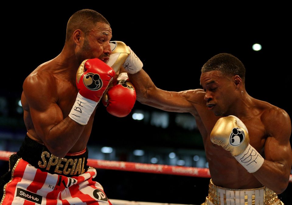 Errol Spence battered Kell Brook into submission and ripped away the IBF world title at Bramall Lane at the weekend