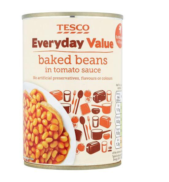  Tesco's own brand was just 32p, less than half the price of Heinz, but it came in second