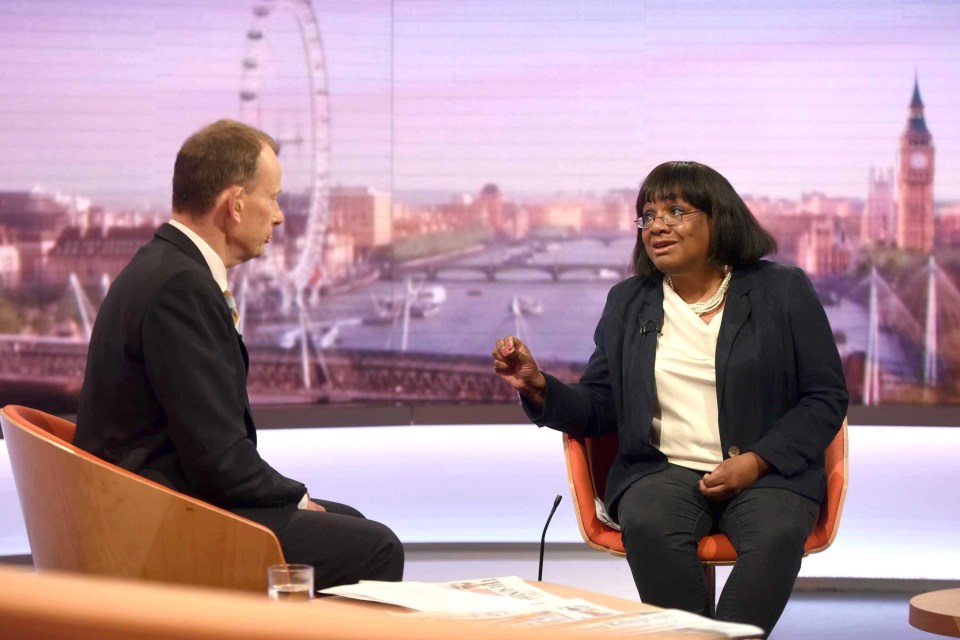 Diane Abbott bizarrely compared her support for the IRA with changing her hairstyle