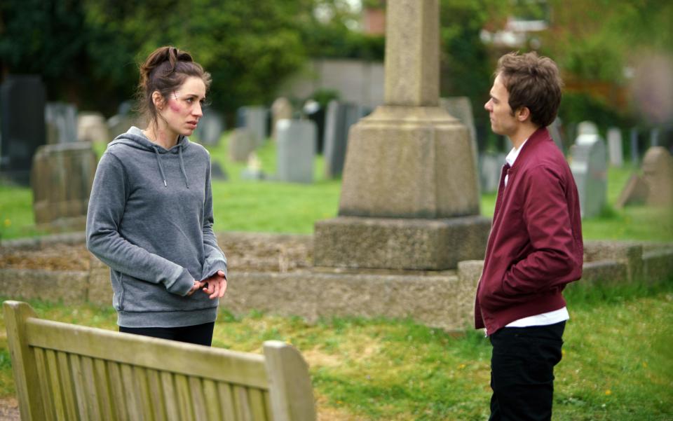 David Platt discovers Shona Ramsey at his late wife's graveside