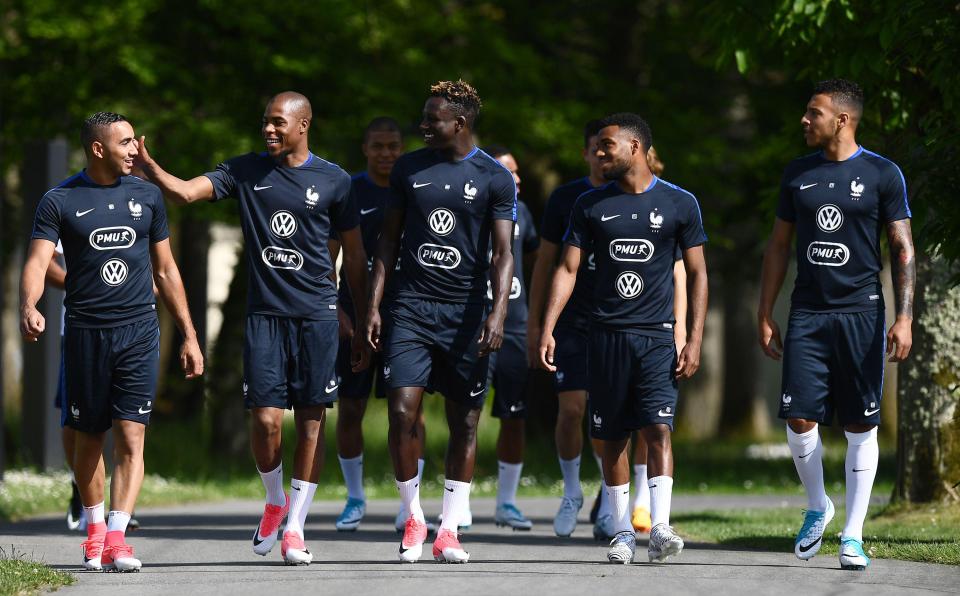  France's players were put through their paces ahead of the friendly against Paraguay this Friday (June 2)