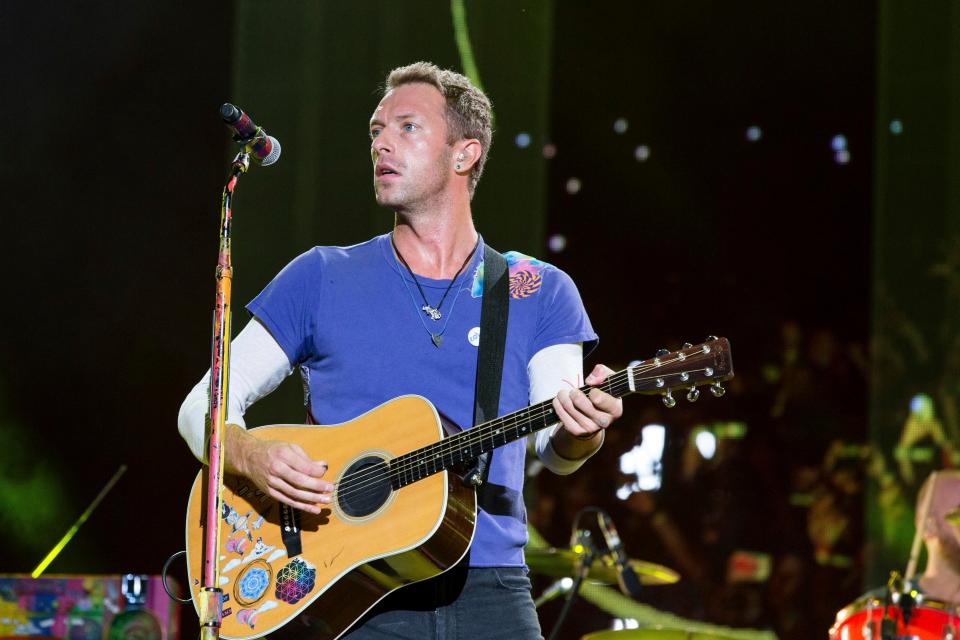  Chris Martin is the lead singer of Coldplay