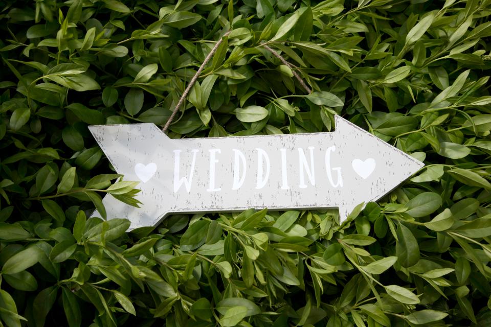  The collection even includes an attractive selection of shabby chic-style signs to help guests at the reception