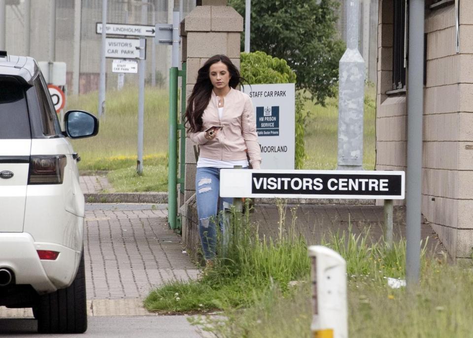  Stacey Flounders took their two-year-old daughter to visit Johnson at HMP Moorland