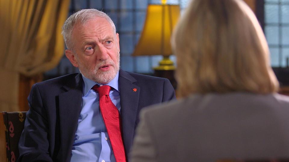  Jeremy Corbyn told Julie Etchingham he didn't want to put targets on immigration